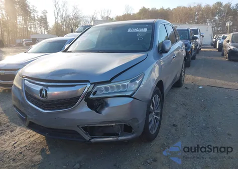 2016 Acura Mdx Technology Entertainment Packages/Technology, Entertainment Acurawatch Plus Packages from USA, damaged, VIN 5FRYD3H68GB007659
